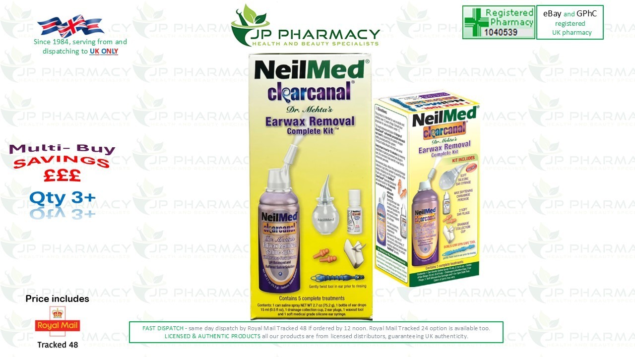 NEILMED CLEAR CANAL - Ear Wax Removal – Complete Kit