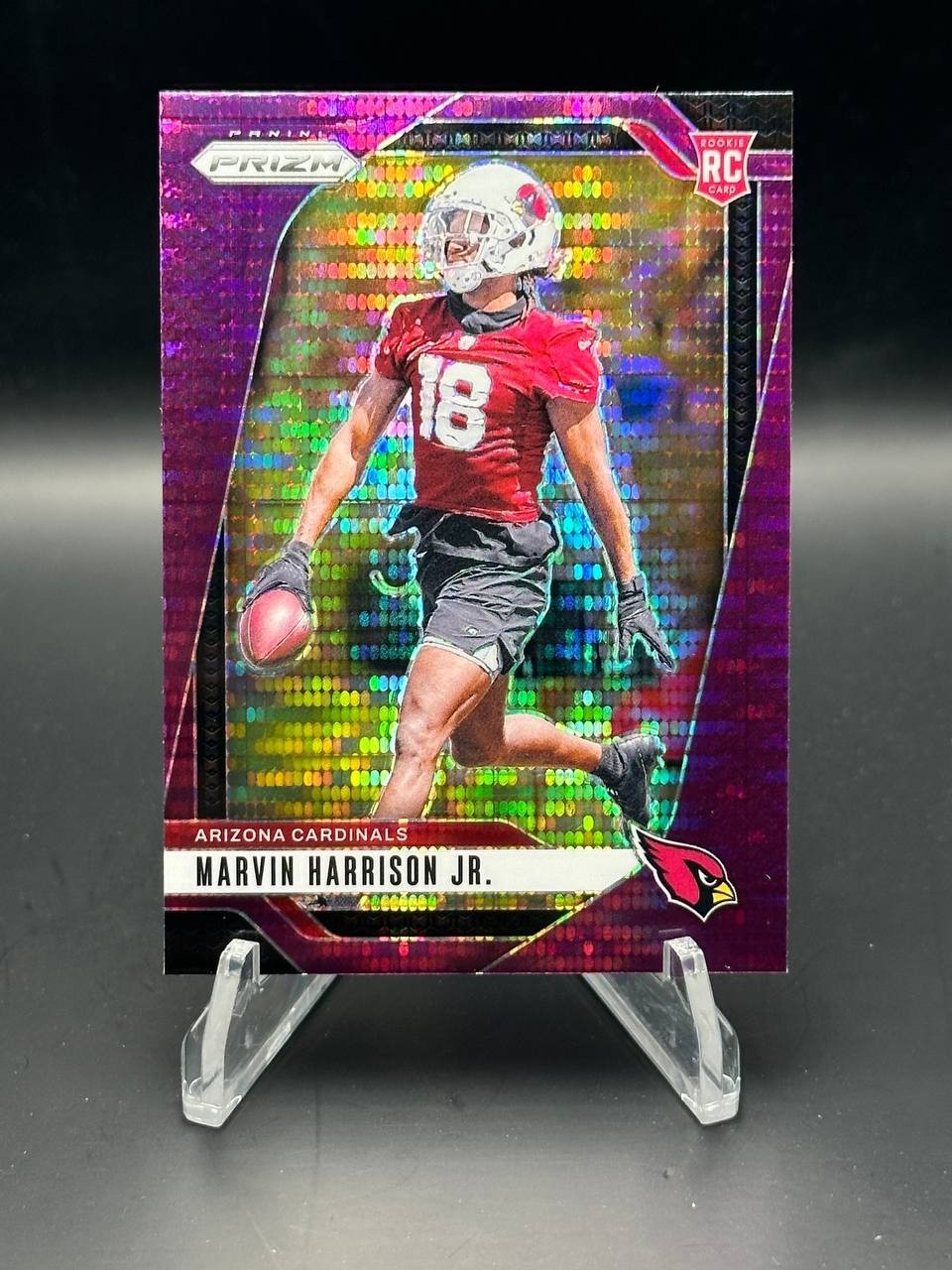 2024 Panini Prizm MARVIN HARRISON JR Purple Pulsar Prizm Rookie RC #375