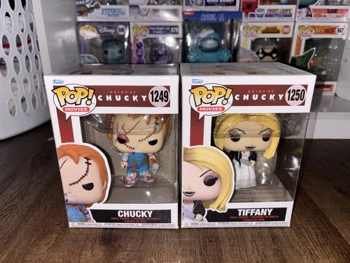 Funko Pop Movies: Bride of Chucky - Chucky (#1249) - Tiffany (#1250)