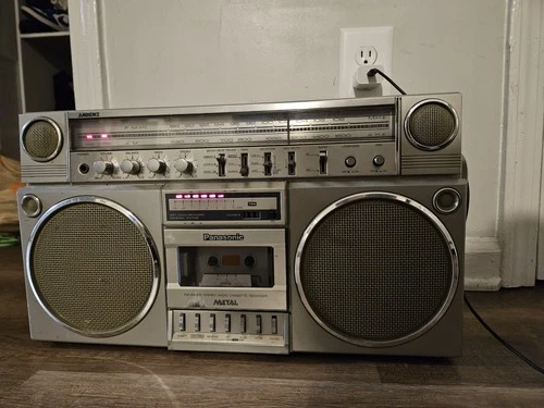 vintage Panasonic RX-5150 boombox from the early 1980s.