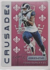 2018 Panini Rookies & Stars Crusade Pink 62/85 Todd Gurley II #CRU-25 02l6
