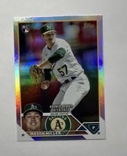 2023 Topps Update Series - Rookie Debut Mason Miller #US210 Rainbow Foil (RC)