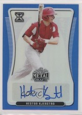 2020 Leaf Metal Draft Blue Rainbow 18/35 Heston Kjerstad #BA-HK1 Auto 0a17