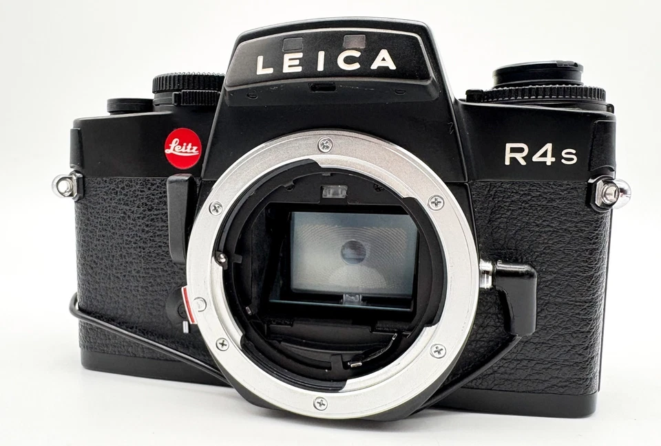 Meter Works [COMO NUEVO] Leica R4s Negro SLR 35mm Film Camera Body R4 Data... - Imagen 2 de 4