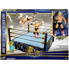 Dusty Rhodes WCW Retro Ring WWE Hall of Fame Elite Series New in Box WWF Legends