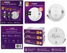 3 PACK - KIDDE DETECT Smoke  Carbon Monoxide Alarm 30CUAR-V New Sealed