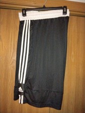 Adidas Black 3 Stripe Basketball Shorts - XXL