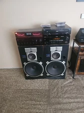 2 Sp Stereo Yamaha Receiver Yamaha  Amp. 5 Disc Cd Changer  Spectrum Eq 3000 2