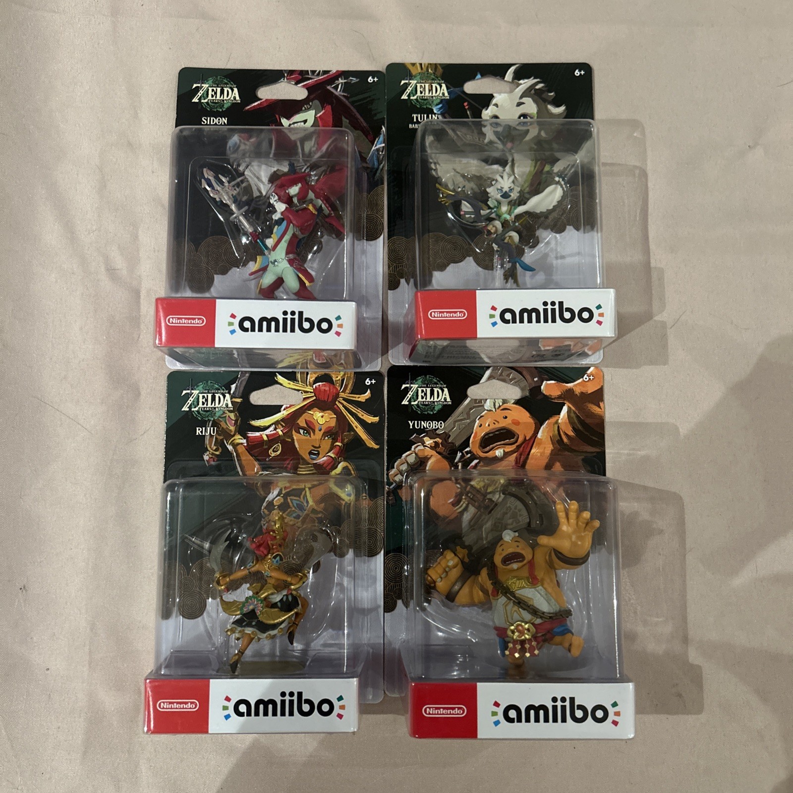 amiibo The Legend of Zelda Tears of the Kingdom Tulin Yunobo Sidon Riju