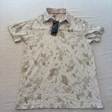 Men's Under Armour UA Golf Polo Camo SM HeatGear NEW