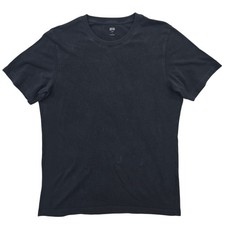 Uniqlo Women's Black Supima Cotton Crew Neck T-Shirt Size S Short Sleeve Basic T
