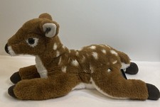 FAO Schwartz Doe Deer Reindeer Realistic Stuffed Excellent Used Condition 14  