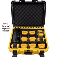 Large Hard Case Waterproof Storage Box for Dewalt 12V/20V/60V Battery Charger