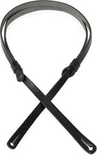 Levy's Leathers 1/2" Carving Leather Mandolin Strap,Black Black