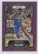 2024-25 Panini Prizm Draft Picks Purple Wave Prizm Adem Bona #60 11fv