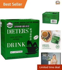 Caffeine-Free China Green Dieters Tea: Boost Metabolism Naturally, 30 Count