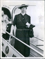 1938 Mrs Franklin D Roosevelt Chicago Way See James Roosevelt Politics Photo 7x9