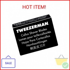 Tweezerman Replacement Callus Shaver Blades, 20 Count
