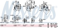1X Nissens 93030 Lader Aufladung FüR Opel Vauxhall Fiat Lancia