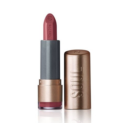 Eudora - Soul - Labios - Batom Kiss Me Hidratante Malva da Moda 3,7Gr - (0.13Oz)