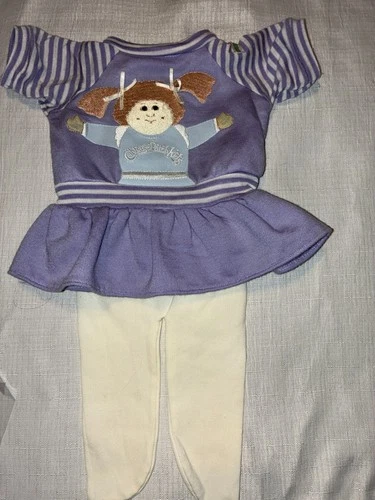 Vintage Cabbage Patch Kids/Doll Clothes Purple Portrait Dress