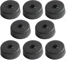 Audio2000'S ACC590HX8 8-Pack Rubber Feet for Amps, Speaker Cabinets, or Other Ap