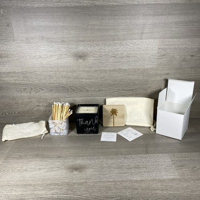 Taja Collection  - Candle And Match Set Classic Florals Fragrance - New Miami FL