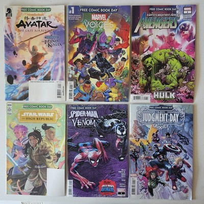 Comic book Lot of 6. Marvel, IDW, DHC 