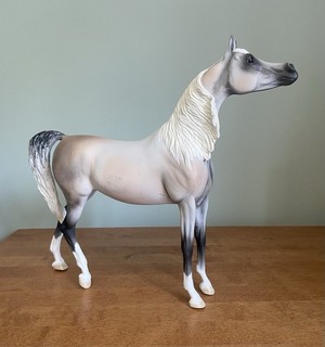 Custom Painted Breyer Arabian Mare. Signed.