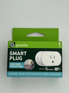 Greenlite Wifi Activé Smart Plug App/Alexa/Google Compatible NIB