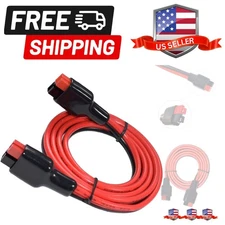 45A Connector Extension Cable Battery Charger Adapter 14AWG Solar Panel Exten...