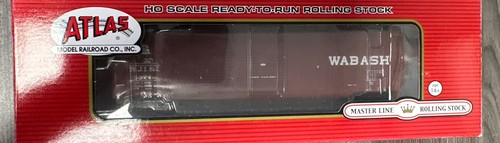 ATLAS HO RTR #20004424 50’ Posguerra DD Box Car Wabash #3376 Nuevo en caja | Condition: New