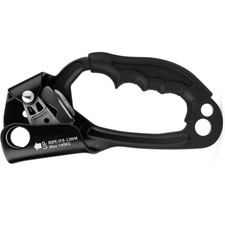 Black Right Hand Ascender Rock Climbing With 4KN Tension For 8 13mm Gear Rope