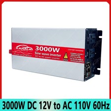 New Sine wave inverter power inverter 3000W DC 12V to AC 110V 60HZ