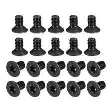 100Pcs M4-0.7x8mm Flat Head Torx Anti Theft Machine Screws Alloy Steel