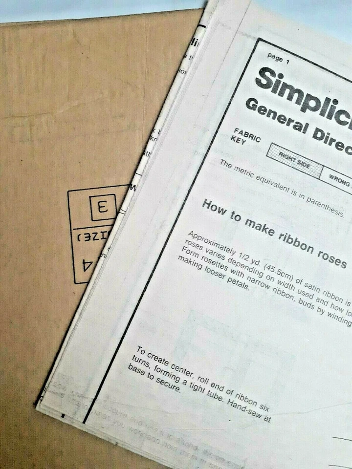 Photo Book Covers Albums Simplicity 7066 Craft Sewing Pattern UC FF VTG Puckett - Image 3 of 4