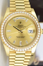 ROLEX 18kt Gold Day Date 40 President Champagne Diamond / CARD 228348 SANT BLANC 6
