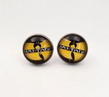 Wu-Tang Clan Blotter Art Earrings - Psychedelic Hip Hop Rap Streetwear