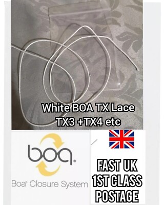 White BOA Ecco H4 repair replacement Lace TX3 textile Coiler H3 M3 TX1 L6 TX4