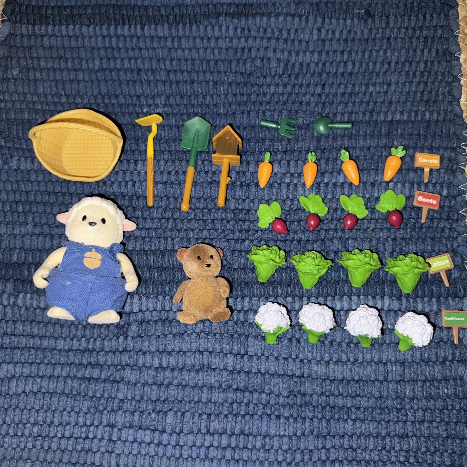Li’l Woodzeez – 28 Pcs Garden Playset – Pretend Play Gardening Tools & Veggies