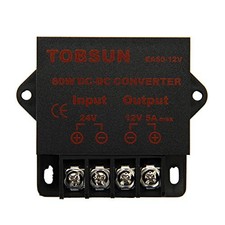 DC 24V to 12V 5A 60W Converter Step Down Regulator for Car Low Voltage Transf...