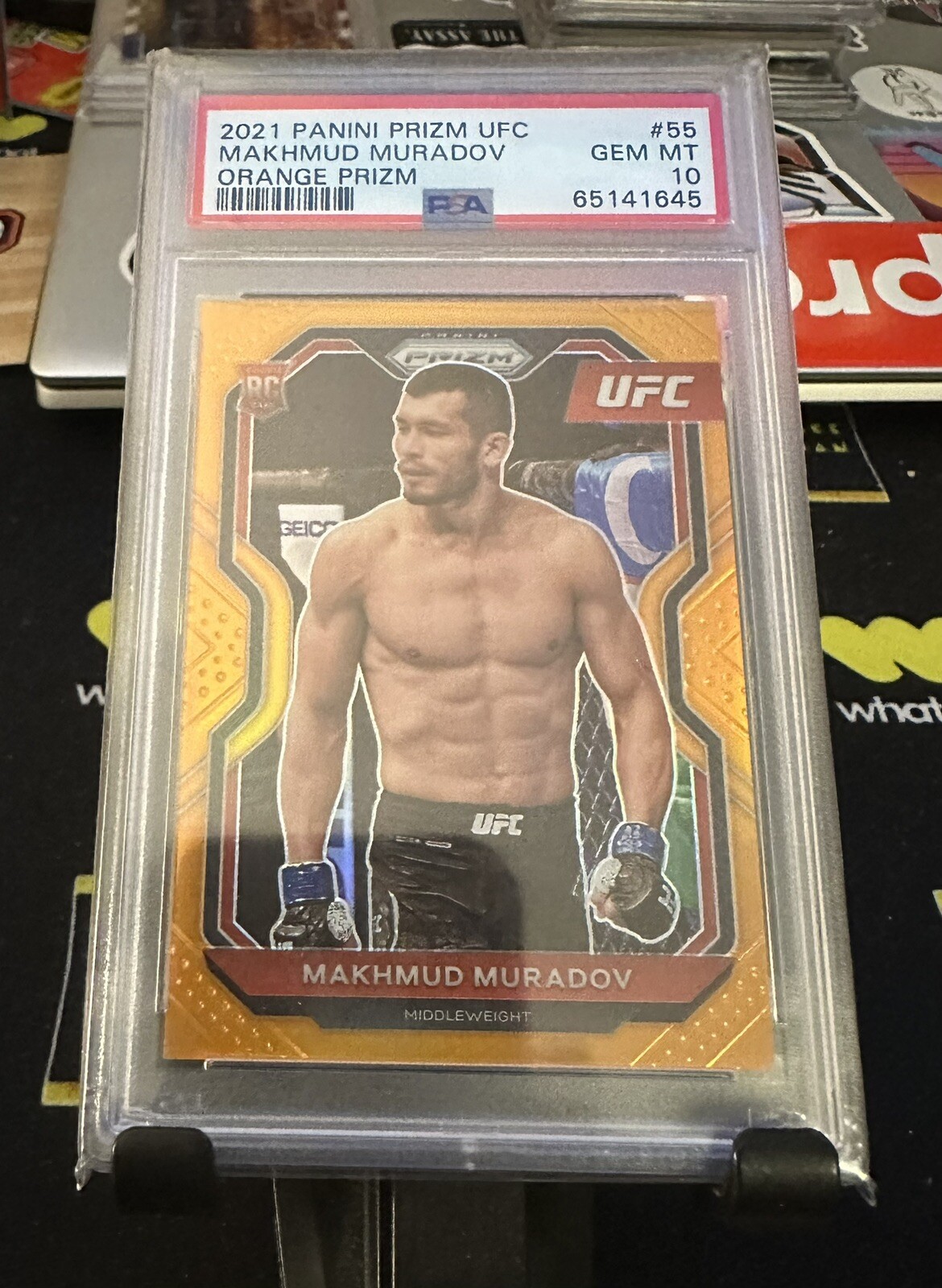 2021 Panini Prizm UFC Makhmud Muradov Orange Prizm /99