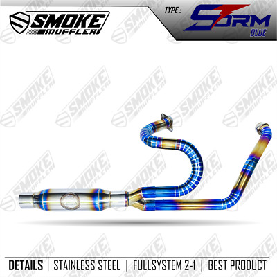 2017-2024 Harley Davidson M8 Engine Touring Full System Exhaust 2 into 1 fit