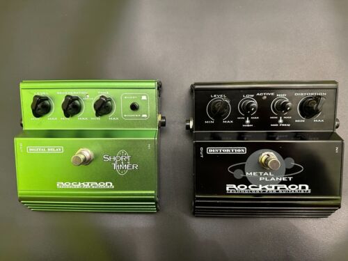 lot of Rocktron Short Timer Digital Delay and Metal Planet pedals - Photo 1 sur 6