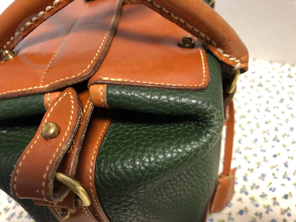 Vintage*Dooney & Bourke*R03*Ivy Green*Hand Fitted Doctor's Satchel*19044D S11