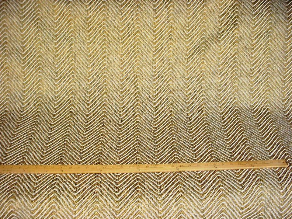 Tela de tapicería 5Y Verbain Dromedario 53644100 de bronce tejido espiga Foto 4 de 4