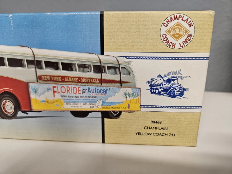 Corgi Classics 98468 limitiert - Champlain - Yellow Coach 743 - Neu OVP - Bild 2 von 4