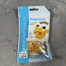 Pokemon NanoBlock Pikachu 3D Puzzle / Toy - 130 Pieces - NEW / SEALED