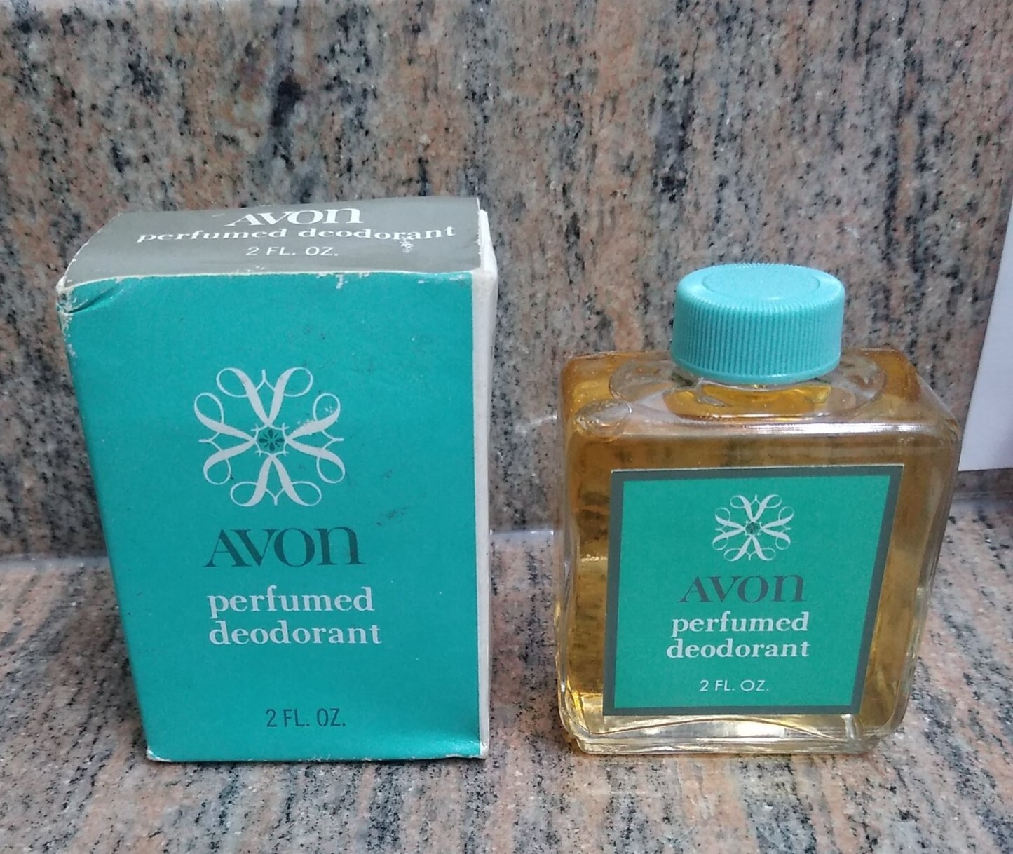 Vintage Avon “Perfumed Liquid Deodorant” 2 Fl. Oz. Bottle w/ Box SEE