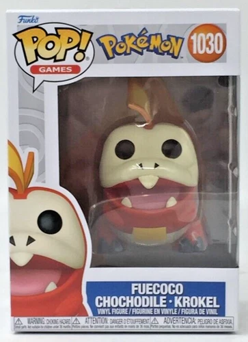 Funko Pop! Games Pokemon Fuecoco #1030  With Pop Protector